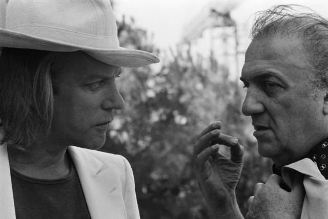 Federico Fellini Directing Donald Sutherland