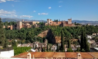 la Alhambra, dese el mirador de San vicente